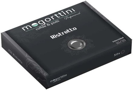 Ristretto Mogorttini, compatible with Nespresso professional 50 capsules.