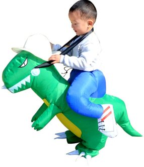 Rit Kostuum Opblaasbare Dinosaurus T-Rex Fancy Dress Kinderen Kids Halloween Kostuum Draak Party Outfit Animal Themed Cosplay Jongen