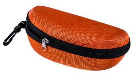 Rits Glazen Doos Draagbare Zonnebril Leesbril Carry Bag Eyewear Accessoires Draagbare Zonnebril Case oranje