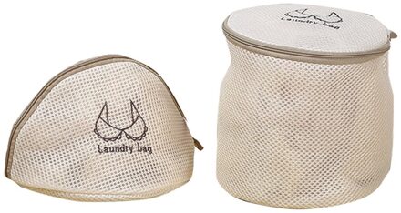 Ritssluiting Mesh Waszak Kleding Ondergoed Organizer Reizen Kleding Opslag Netto Zip Tas Voor Wasmachine 2stk