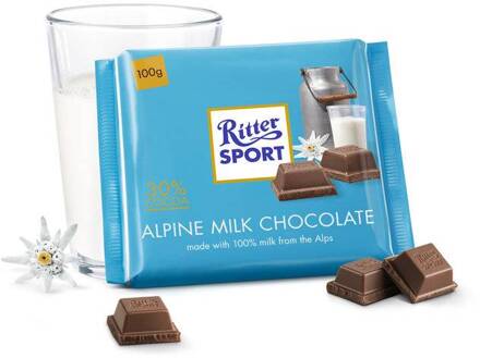 Ritter Sport Alpenmelk 30% 100 Gram
