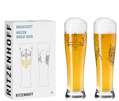 Ritzenhoff Brauchzeit Wit bier glas 17/18 - 2 stuks Helder