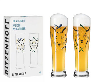 Ritzenhoff Brauchzeit Wit bier glas 23/24 - 2 stuks Helder