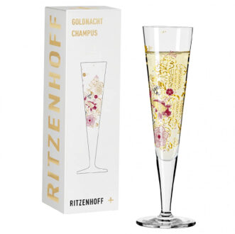 Ritzenhoff Goldnacht Champus 1023 champagneglas Helder