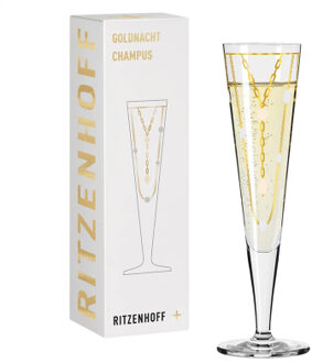 Ritzenhoff Goldnacht Champus 1039 champagneglas Helder