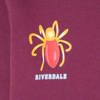 Riverdale Cheryl Blossom Broach Unisex Sweatshirt - Bordeaux - L - Burgundy