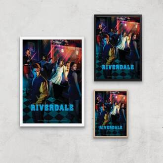 Riverdale Giclee Art Print - A3 - Black Frame Meerdere kleuren