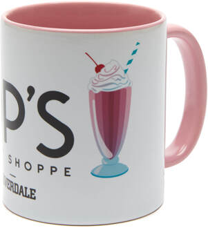 Riverdale Pops Chocklit Shoppe Mok - Wit/Roze
