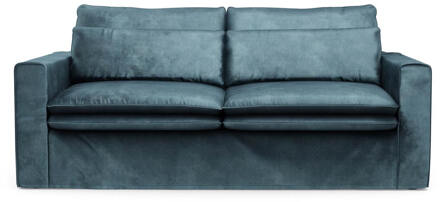Riviera Maison 2,5-zits Bank 'Continental' Velvet, kleur Petrol