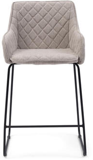 Riviera Maison Barstoel 'Frisco Drive' Linen, kleur Fabulous Flax (zithoogte 67cm)
