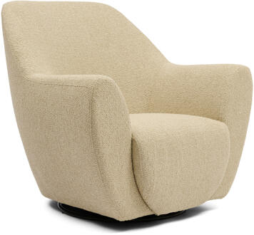Riviera Maison Draaifauteuil 'The Jill' Bouclé, kleur Natural Grey