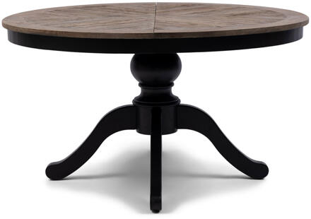 Riviera Maison Eettafel Uitschuifbaar - Le Marais 140|190x140 - Zwart