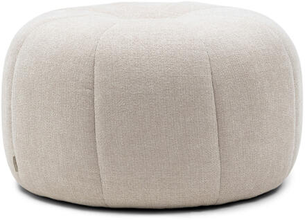 Riviera Maison Hocker 'Falcone' Chenille Jacquard, kleur Glossy Flax