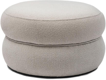 Riviera Maison Hocker 'San Remo' Bouclé, kleur Natural Grey