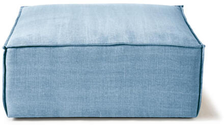 Riviera Maison Hocker 'The Jagger' Cotton, kleur Ice Blue
