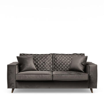 Riviera Maison Kendall Sofa 2,5s Velv GriGrey