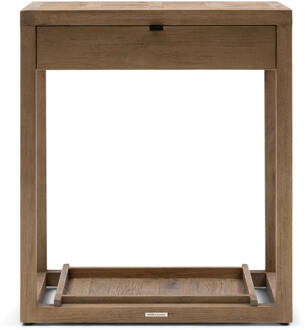 Riviera Maison Nachtkastje 'Fraser Island' Eikenhout, Met 1 lade