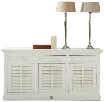 Riviera Maison New Orleans Dresser - 182.0x52.0x96.0 cm Wit