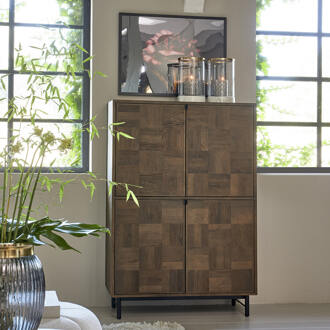 Riviera Maison Opbergkast 'Mac Arthur Park' Eikenhout, 151 x 105cm