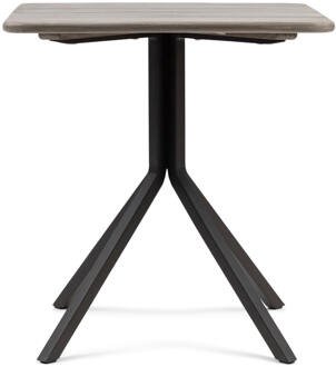 Riviera Maison Outdoor Bistrotafel 'Bondi Beach' Teakhout, 70 x 70cm Espresso - 70 x 70 cm