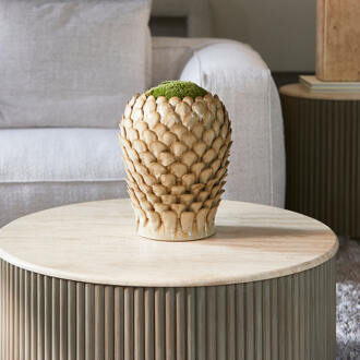 Riviera Maison Plantenpot 'Artichoke' Keramiek, 34cm Groen - 34 cm