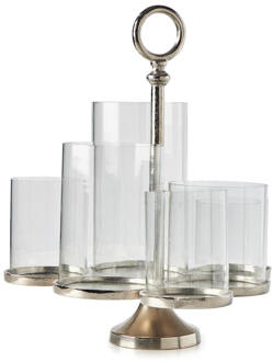 Riviera Maison Rivièra Maison Lisbon Multiple Hurricane Waxinelichthouder Transparant