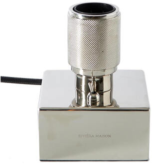 Riviera Maison Rivièra Maison Lobby Loft Tafellamp Zilver