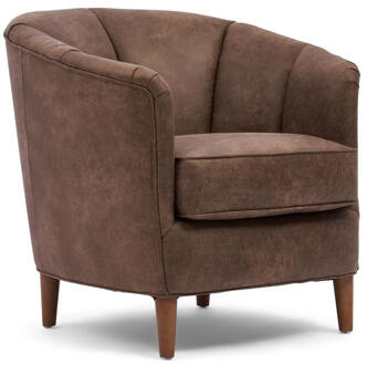 Riviera Maison Rue Royale Armchair Pellini Coffee - 78.0x84.0x80.0 cm Bruin