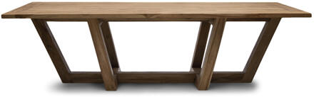 Riviera Maison Tuintafel 'Tanjung' Teakhout, 300 x 100 cm Brown