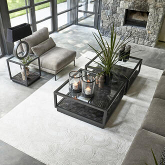 Riviera Maison Vloerkleed 'Delfina' 240 x 330cm, kleur Crème