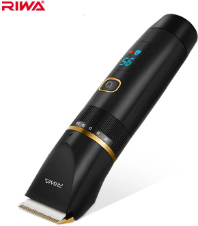 RIWA Hair Clipper Professional Trimmer LCD Display Fast Charge Men Hair Cutting Machine Washable Barber Clipper For Haircut 6501