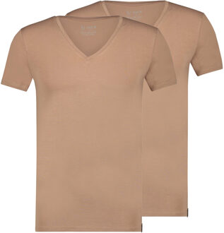 RJ Bodywear T-shirt madrid 2-pack Beige - S