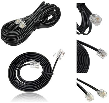 RJ11 6P4C Telefoon Kabel Cord Adsl Modem 10 Meter