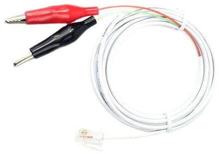 RJ11 Male to 2*Alligator Clips Test Cord, 1.5M - small