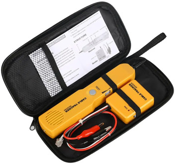 RJ11 Network Telephone Wire Cable Tester Toner Tracker Diagnose Tone Line Finder Tracer Detector Networking Tools