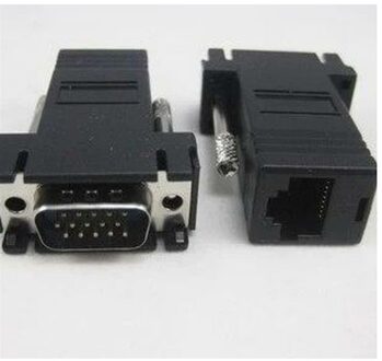 RJ45 female to VGA male adapter - small