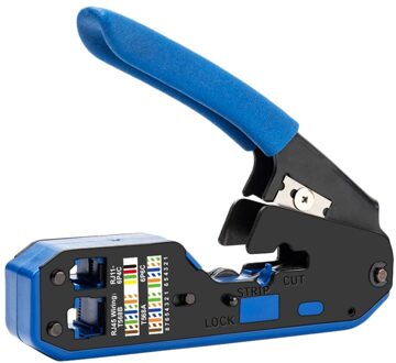Rj45 Tool Netwerk Crimper Kabel Striptang Stripper voor Rj45 Cat6 Cat5E Cat5 Rj11 Rj12 Connector