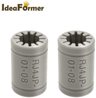 RJ4JP 01 08 10 Pcs Plastic LM8UU 8 Mm Lineaire Bal Baearing Bus Bush 3D Printer Cnc Reprap Accessoires RJ4JP-01-08