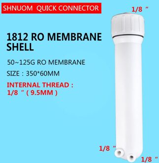 Ro 50G 75G Membraan Schroefdraad Waterzuiveraar Filter Shell Membraan Pure Omgekeerde Osmose Water Machine Accessoires 1812 Cartridge