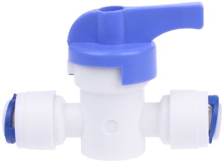 Ro Water Omgekeerde Osmose 1/4 ''Inline Kogelkraan Quick Connect Uitgeschakeld