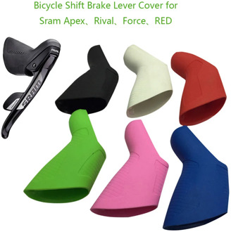 Road Bicycle Shift Brake Lever Cover Silicone Bike Shifter Kit Mechanical Hoods for bicycle Rival Force Red Cycling Accesories