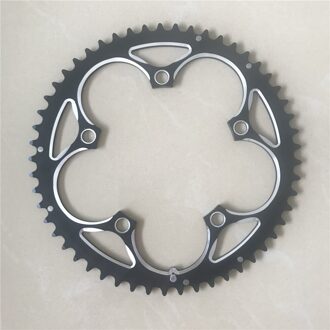 Road Fiets Kettingblad 130 Bcd 53T 39T Chain Ring Vouwfiets Kettingwiel 3/32 "Chain Lichtmetalen Cnc 5 gat Voor Dubbele Ketting Wiel groot Disc 53T