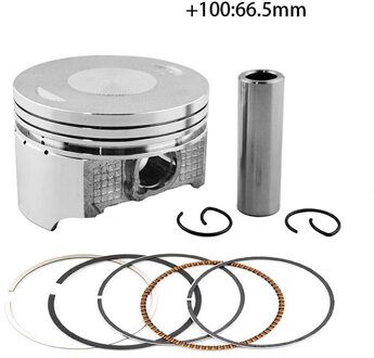Road Passie 1 Set Motorfiets Onderdelen Zuigerveren Kit 65.5 ~ 66.5Mm Voor Honda SL230 97-08 XR230 03-08 CRF230 03-14 FTR230 03-05 Piston Kit 66.5mm