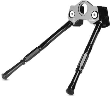 Road Verstelbare Crank Bike Stand Mountainbike Pedaal Bracket Ondersteuning Verstelbare Mtb Road Fiets Kickstand Parking Rack Ondersteuning zwart