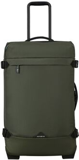 Roadseeker Wheeled Duffle 68/25 dark olivereistas met wielen Groen - H 68 x B 42 x D 30 cm