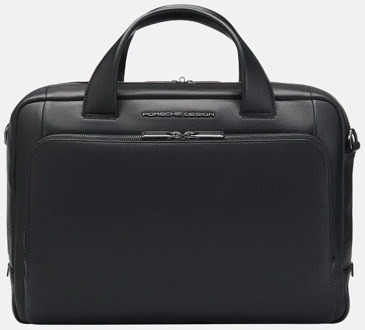 Roadster Leather Briefcase S black schoudertas heren Zwart - H 29 x B 38 x D 11 cm