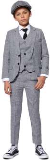 Roaring 20's Kostuum Grijs Kind Premium Zilver - Grijs