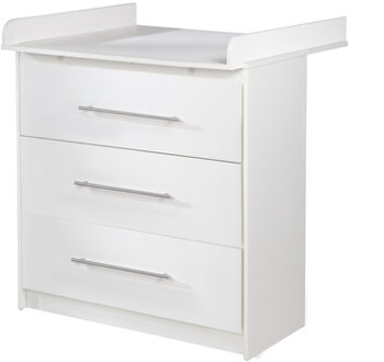 Roba Commode Maren 88,5 X 75 X 98,5 Cm Hout/rvs Wit