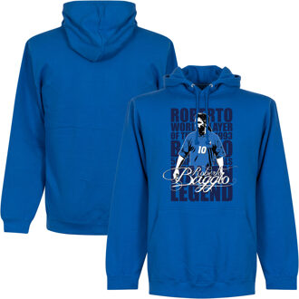 Roberto Baggio Legend Hooded Sweater - Blauw - Kinderen - 7-8YRS