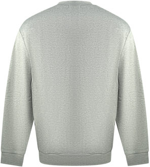 Roberto Cavalli Cavalli Class Print Logo Grijze Trui Grijs